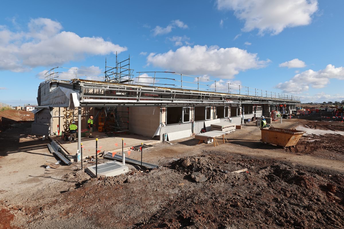 Bemin Secondary College - senior campus - new school, Site progress - July 2023