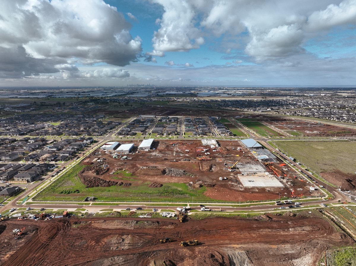 Bemin Secondary College - senior campus - new school, Site progress - July 2023