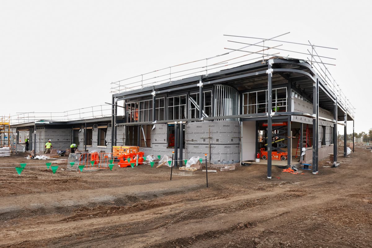 Nganboo Borron School - new school, Site progress - July 2023