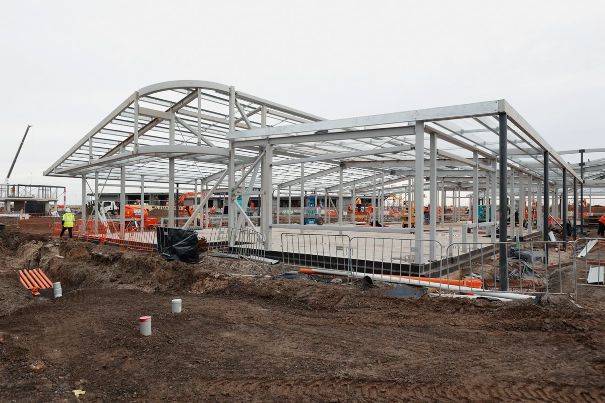 Nganboo Borron School - new school, Site progress - July 2023