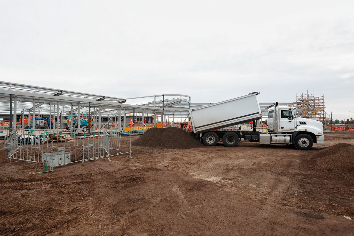 Nganboo Borron School - new school, Site progress - July 2023