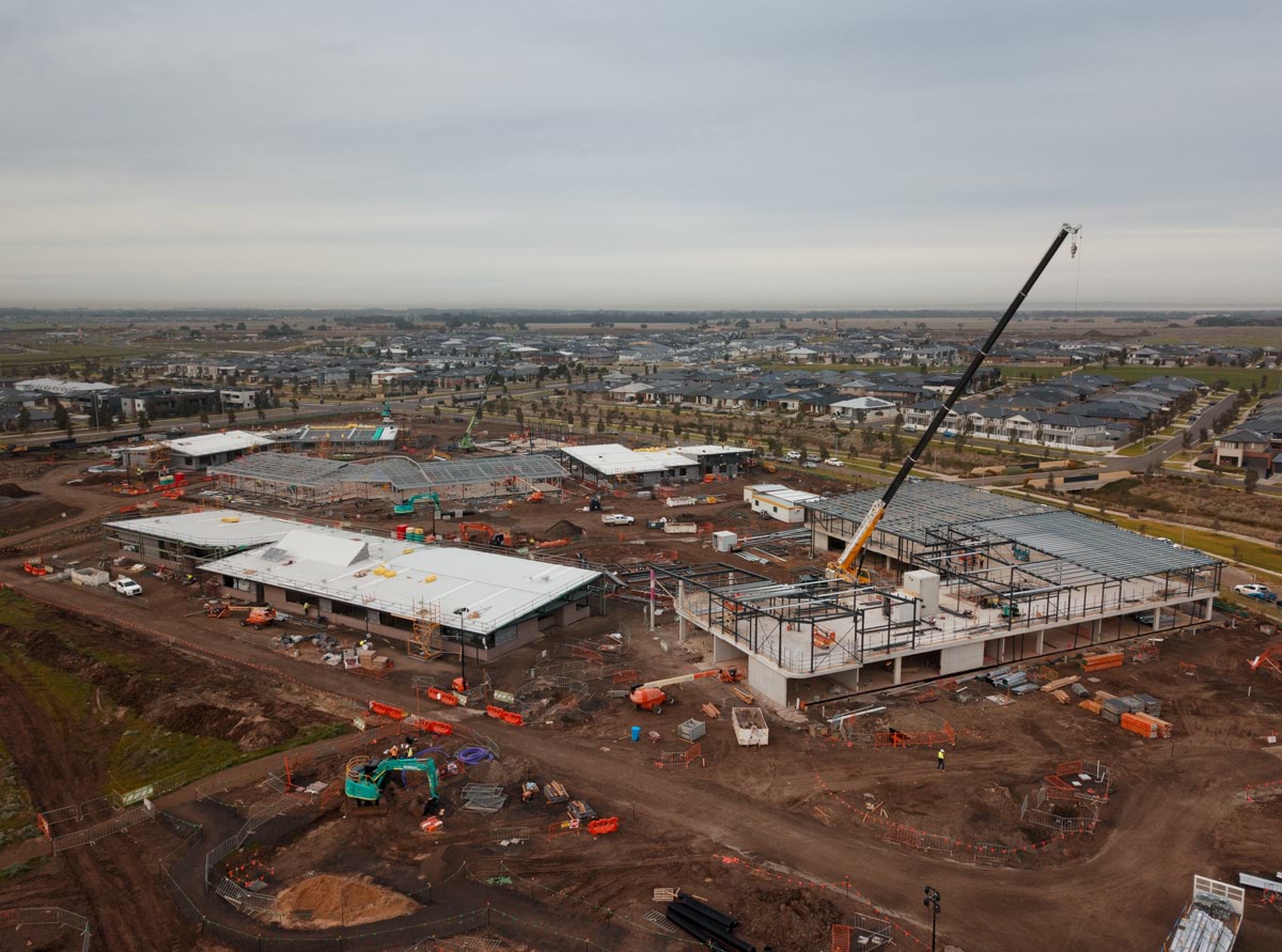 Nganboo Borron School - new school, Site progress - July 2023