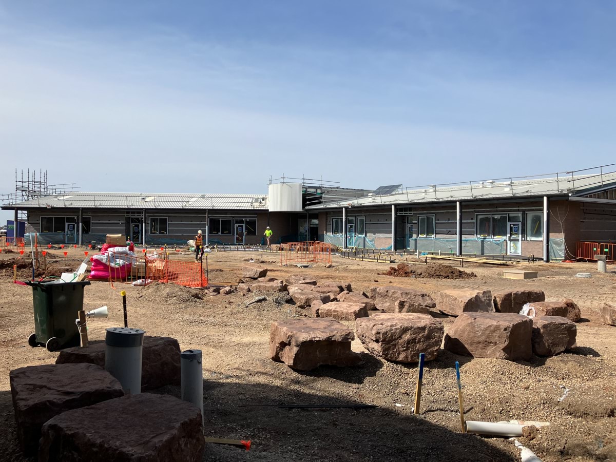 Dharra School - new school, Site progress - September 2023