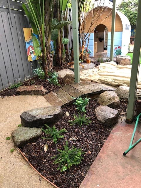 J S Grey Kindergarten - Building Blocks Improvement Grant, Completed project - outdoor play space