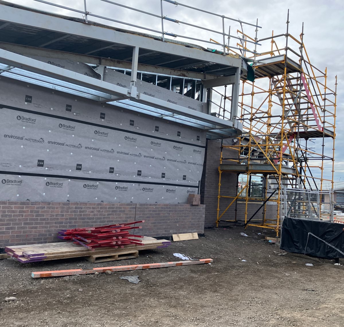 Nganboo Borron School - new school, Site progress - August 2023