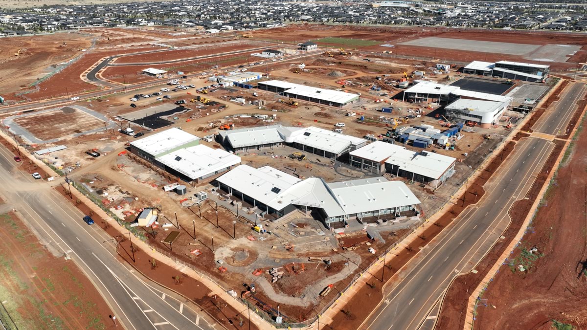 Dharra School - new school, Site progress - October 2023