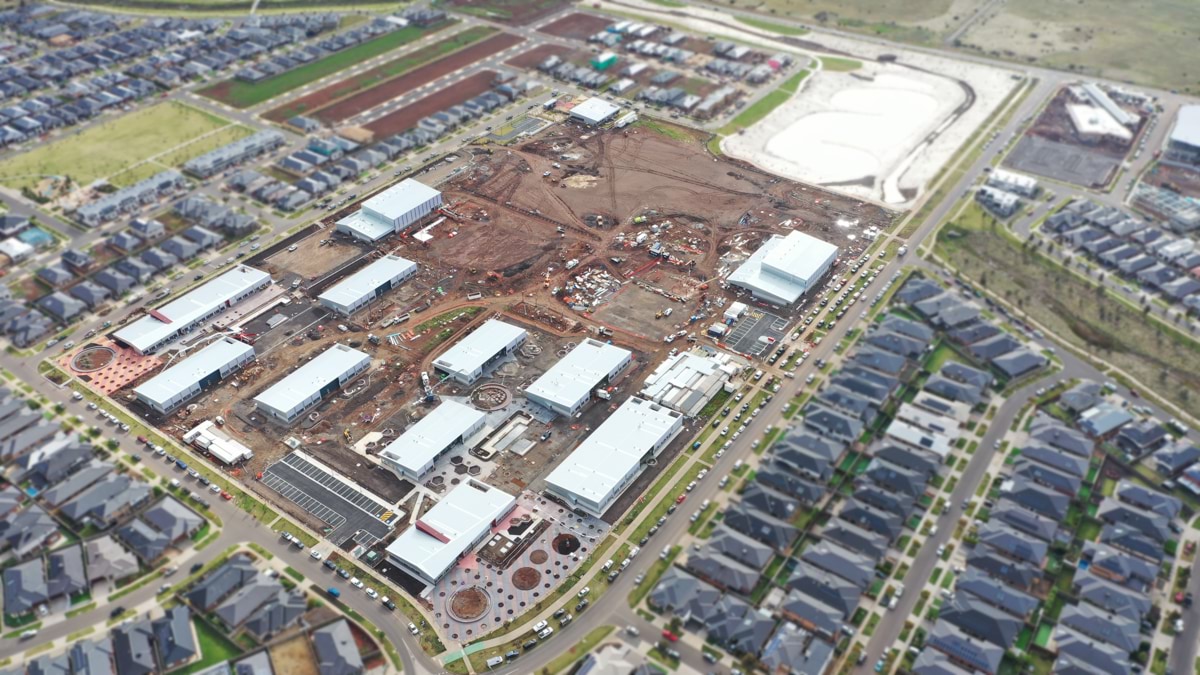 Bemin Secondary College - senior campus - new school, Site progress - October 2023