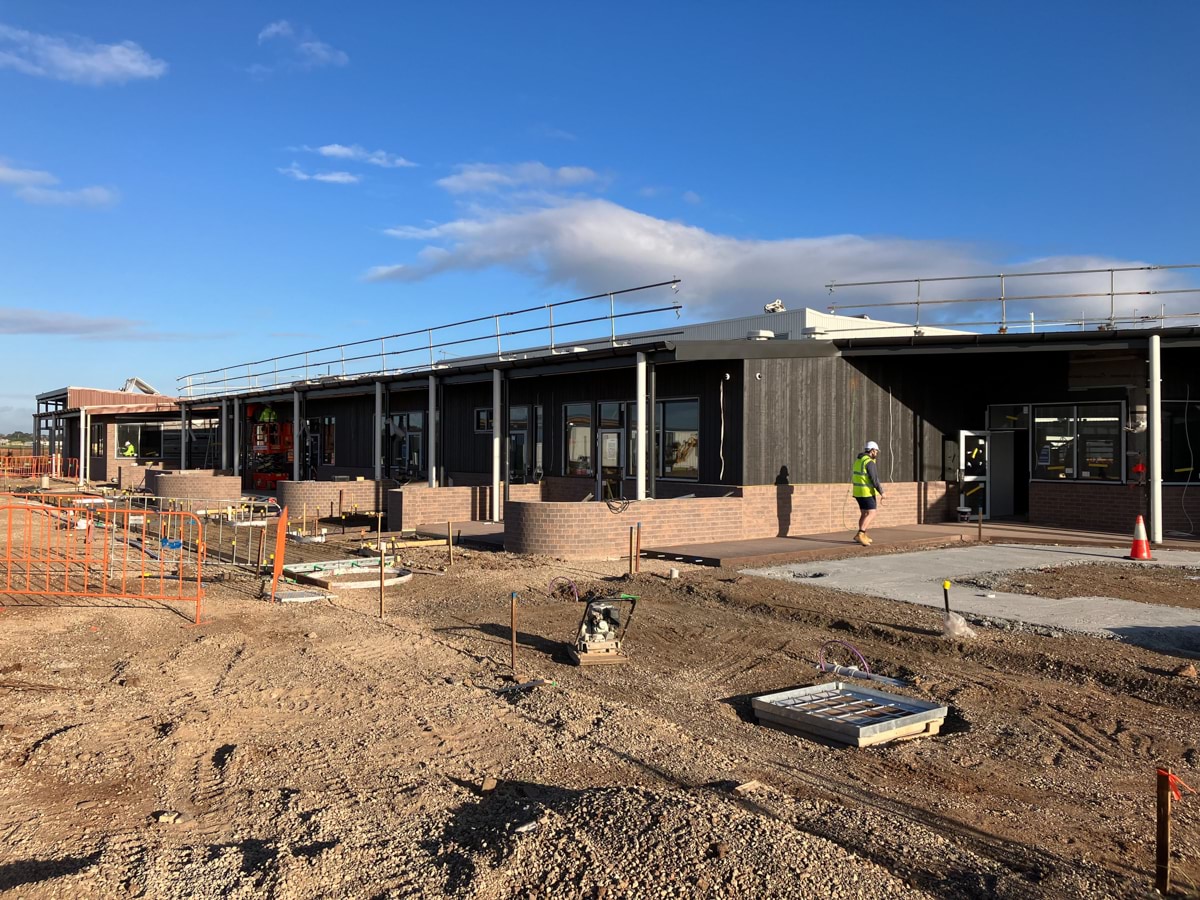 Dharra School - new school, Site progress - October 2023