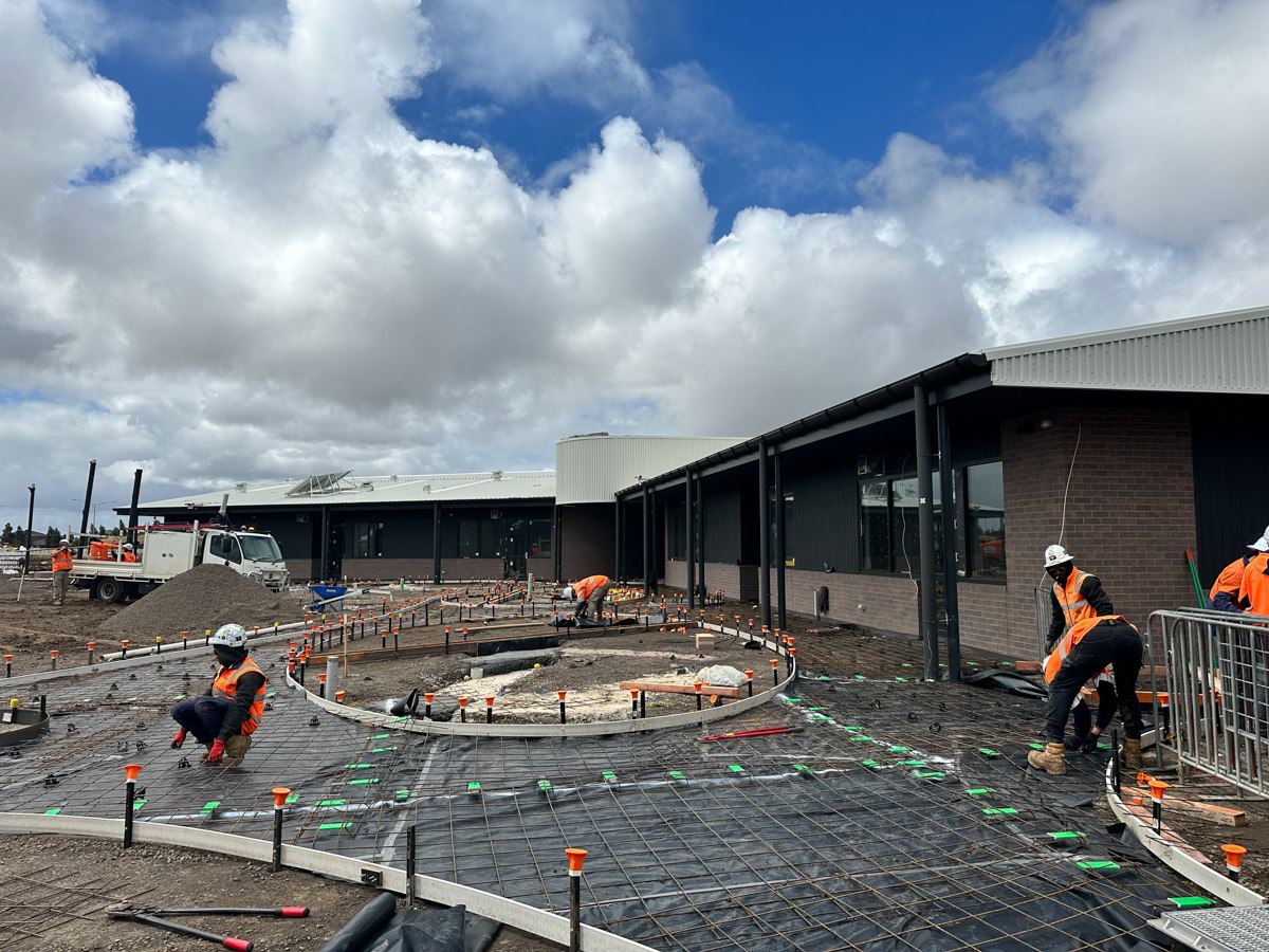 Nganboo Borron School - new school, Site progress - October 2023