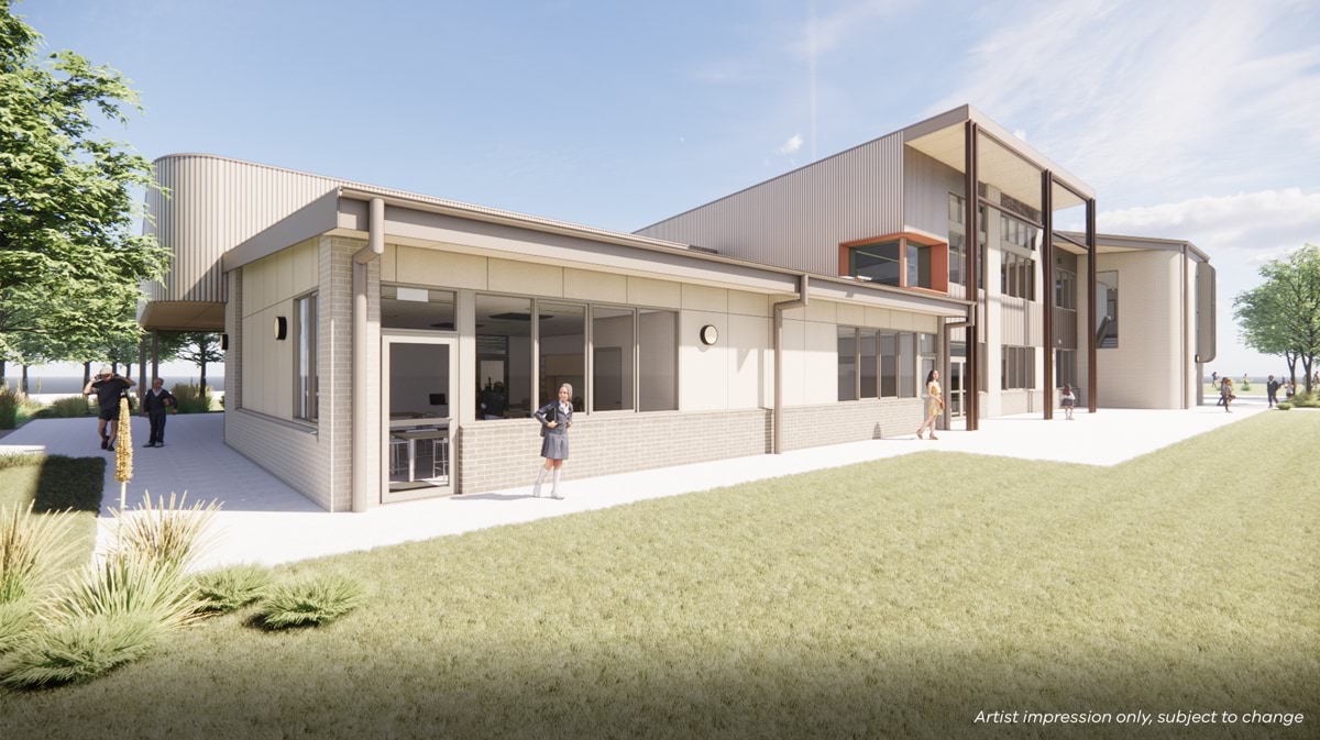 Aintree Primary School, New School – Expansion, illustrated render