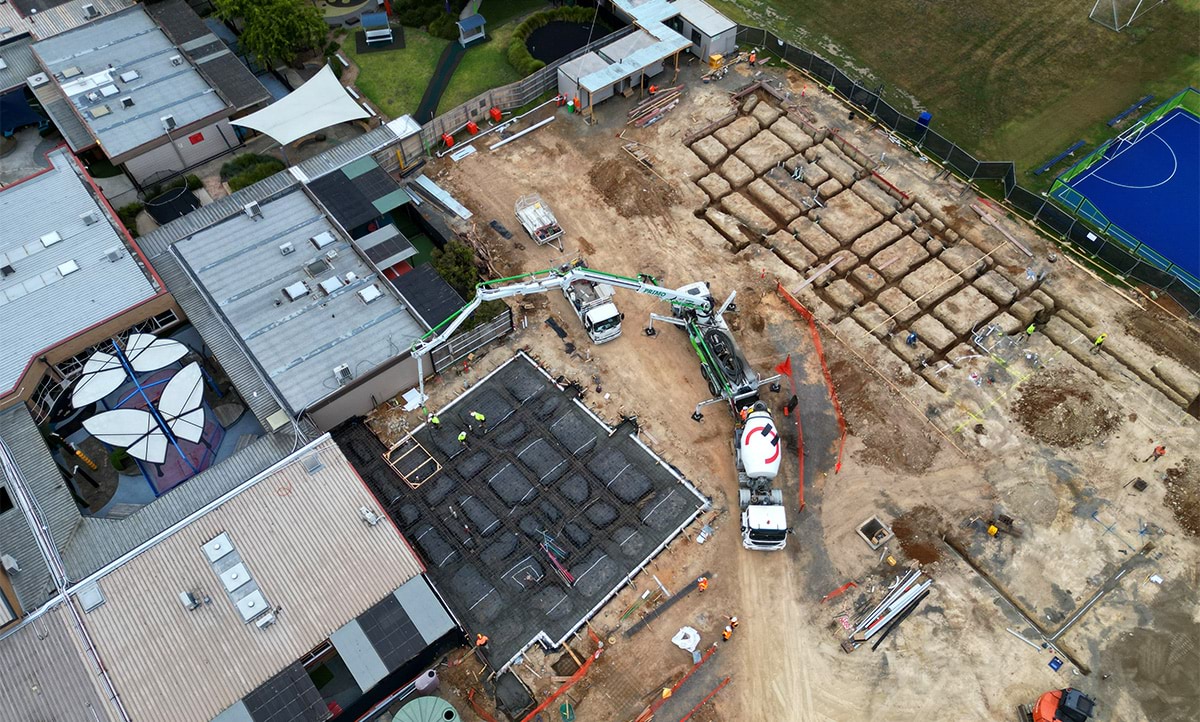 Dandenong Valley Special Developmental School – Upgrade and Modernisation, construction progress – March 2024