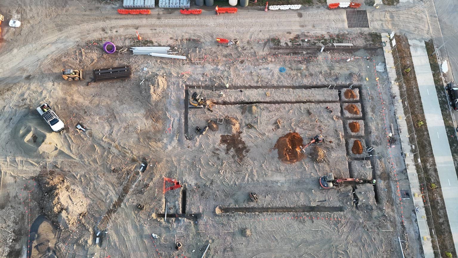 Thompsons West Primary School (interim name) – new school, site progress – March 2024