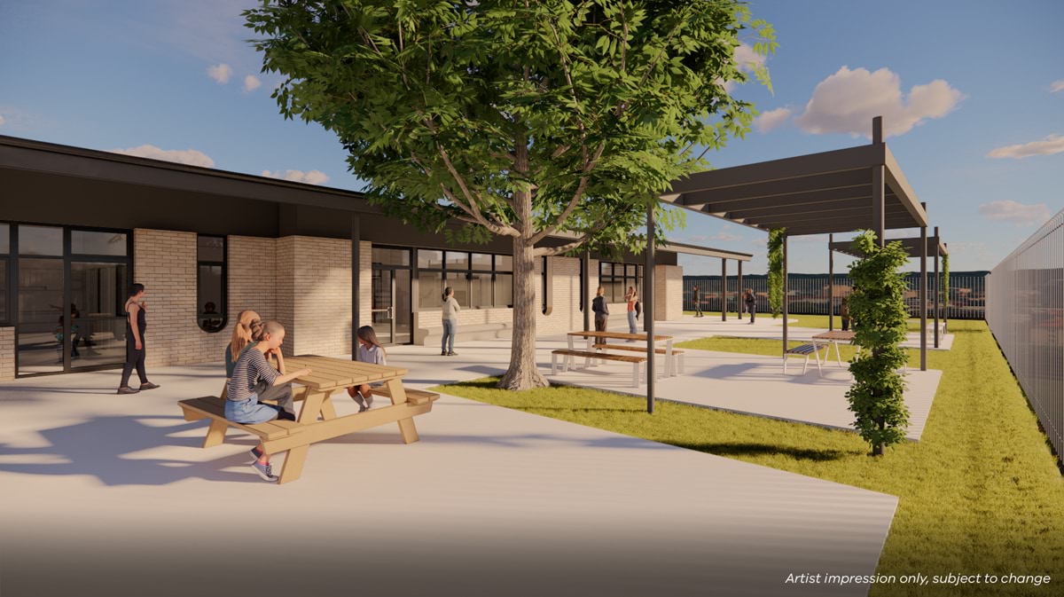 Springvale Park Special Developmental School – Upgrade and Modernisation, illustrated render