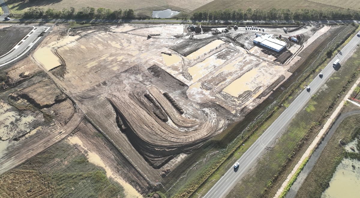 Clyde North Secondary School (interim name) – new school, site progress – April 2024