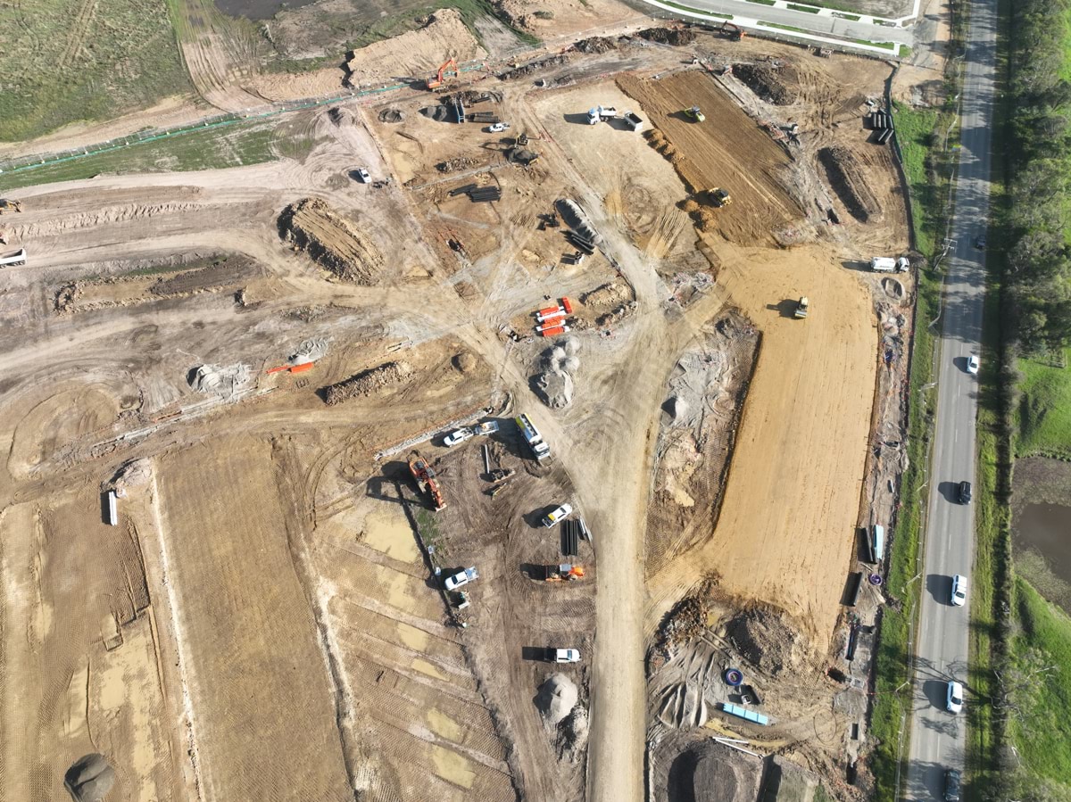 Clyde North Secondary School (interim name) – new school, site progress – May 2024