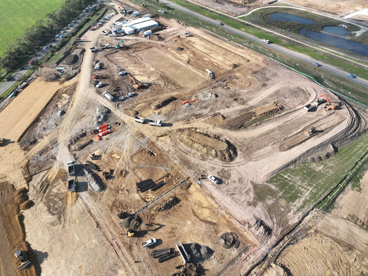 Clyde North Secondary School (interim name) – new school, site progress – May 2024