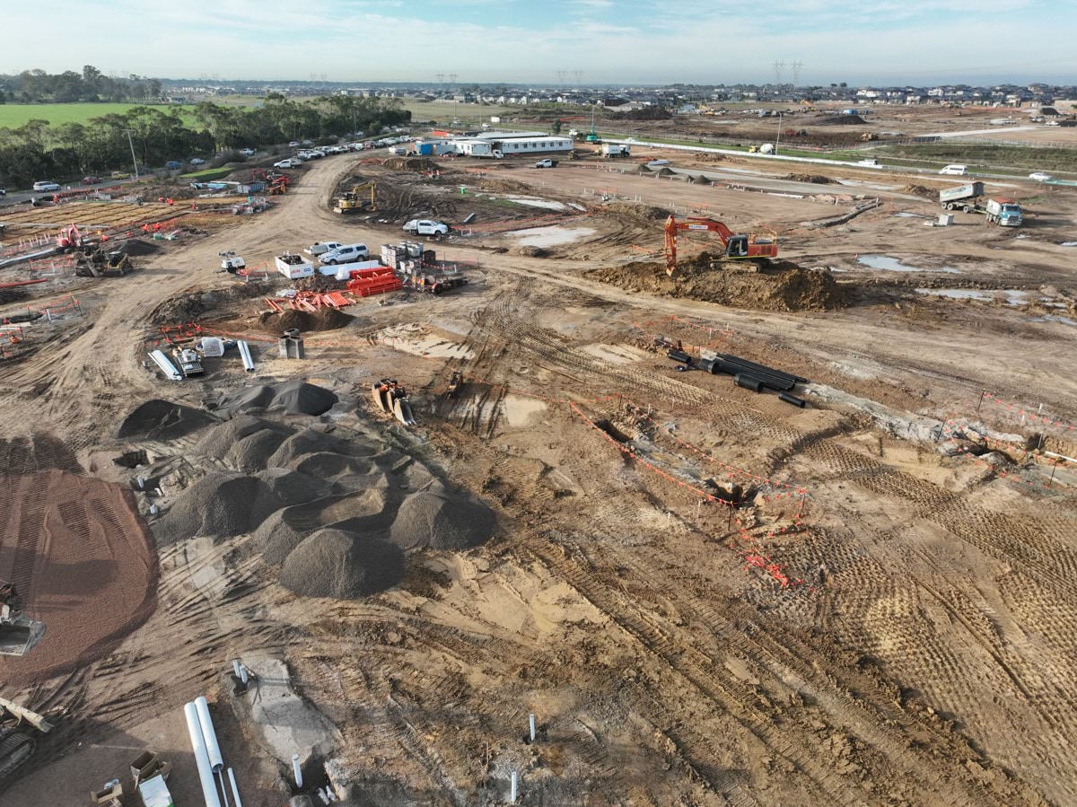 Clyde North Secondary School (interim name) – new school, site progress – May 2024