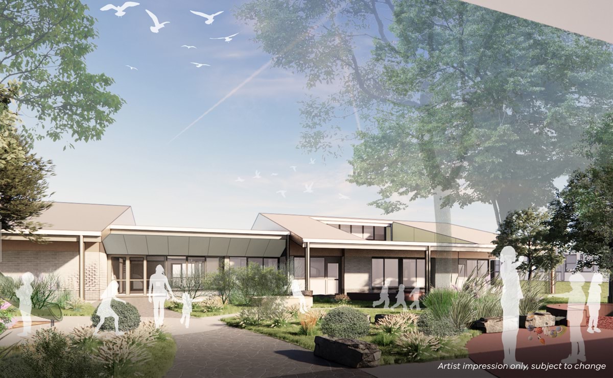 Clyde North Primary School (interim name) – illustrated render, Learning neighbourhood (classrooms)