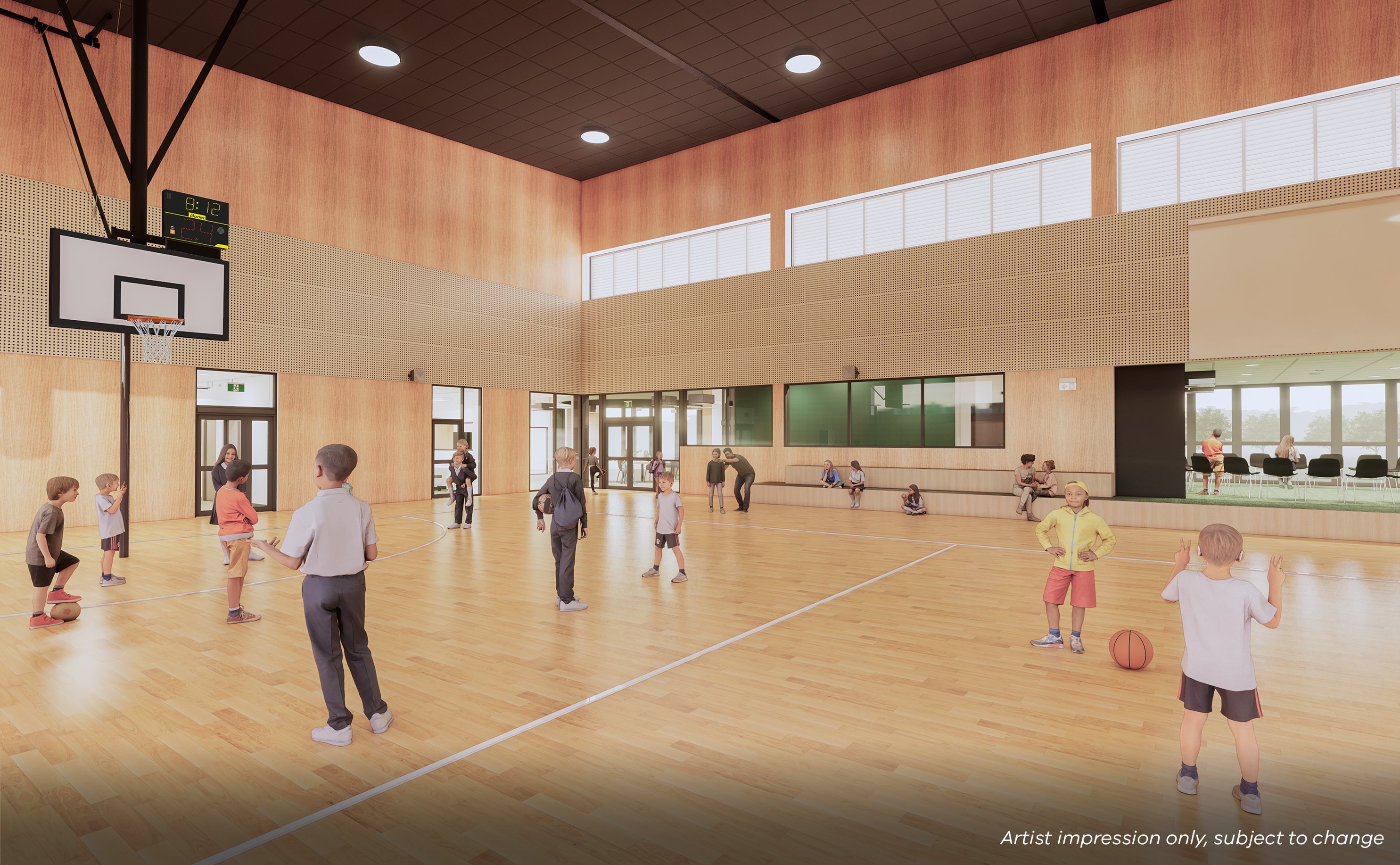 Wollert Central Primary School (interim name) – illustrated render