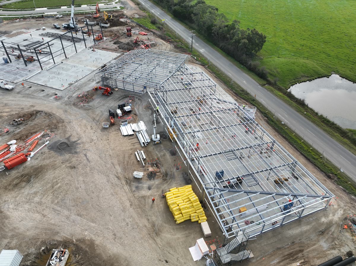 Clyde North Secondary School (interim name) – new school, site progress – July 2024