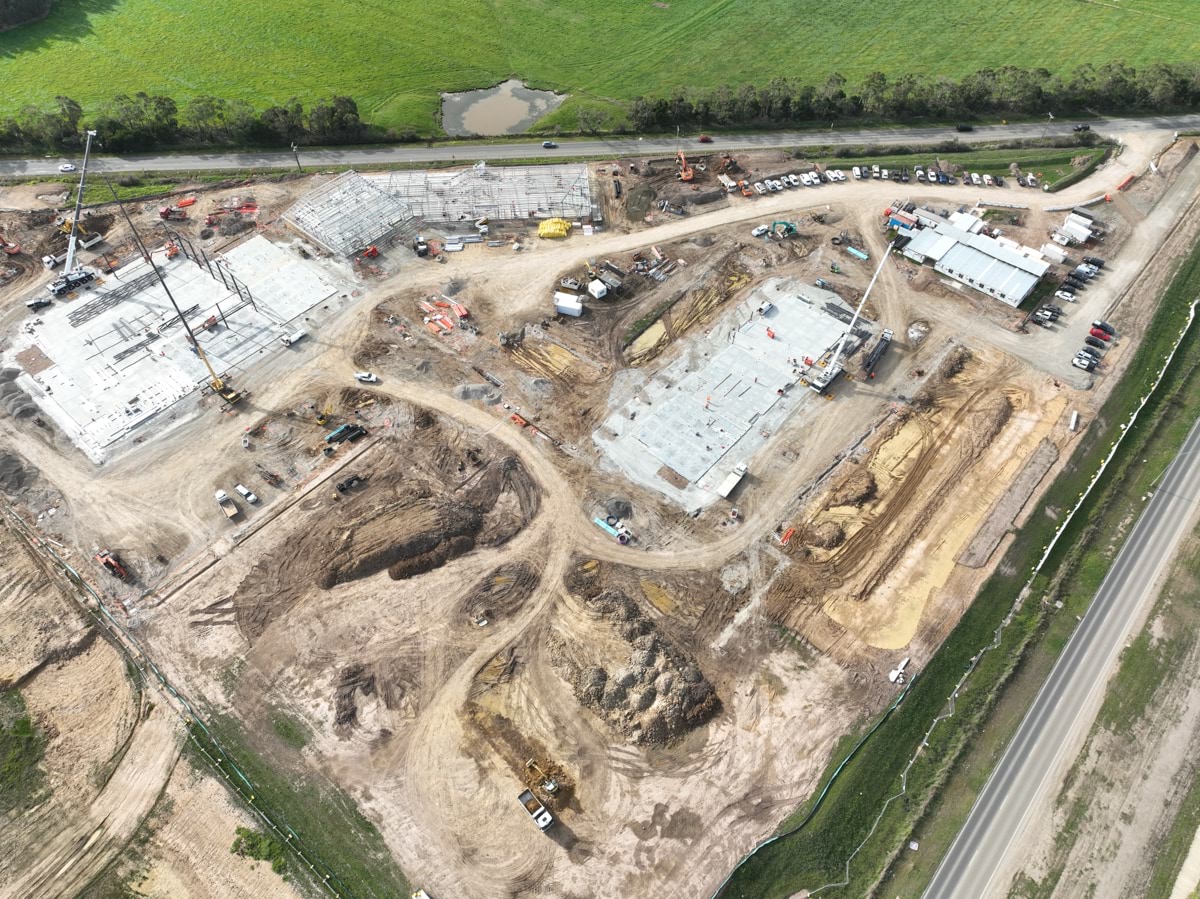 Clyde North Secondary School (interim name) – new school, site progress – July 2024