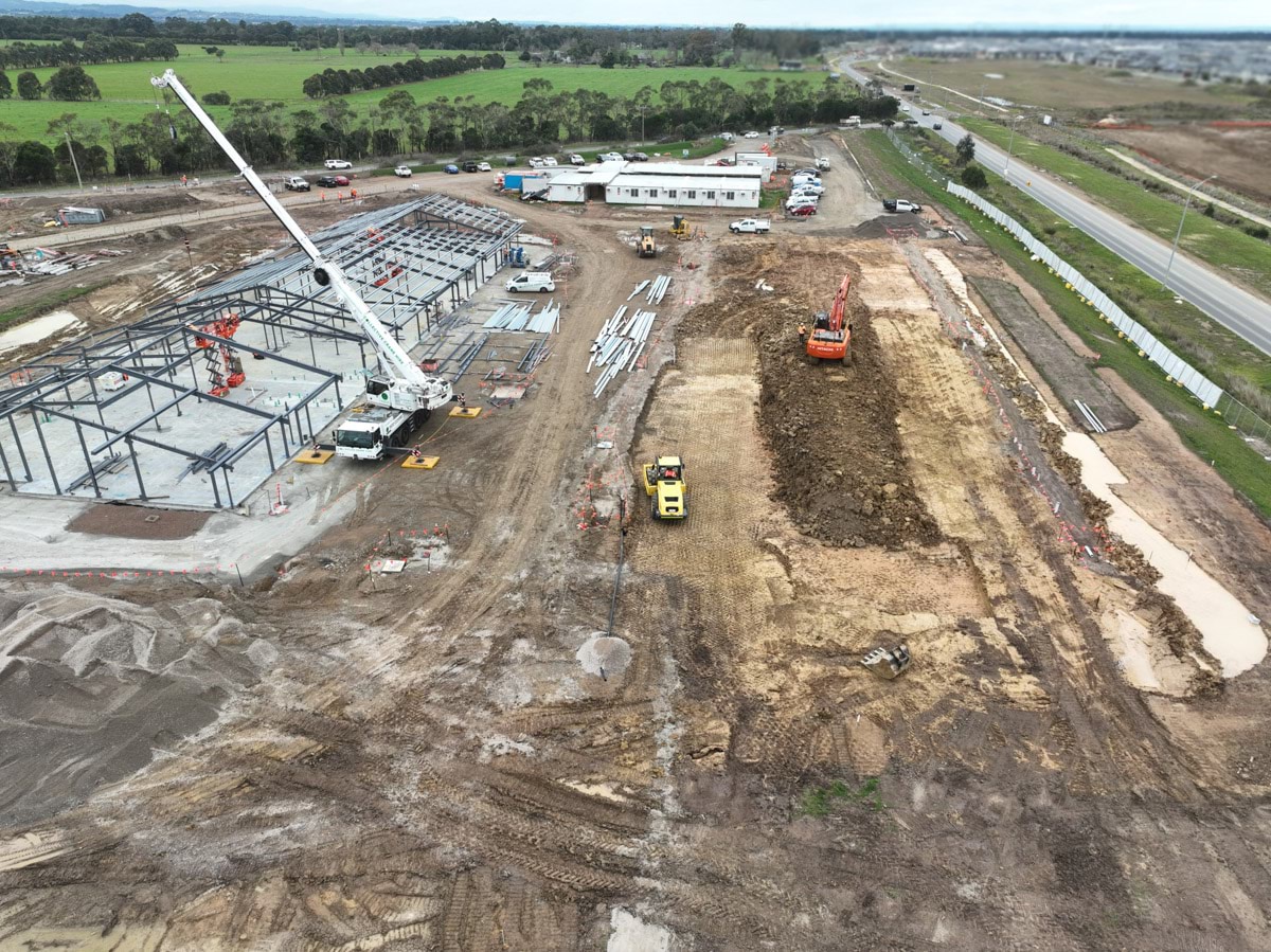 Clyde North Secondary School (interim name) – new school, site progress – July 2024