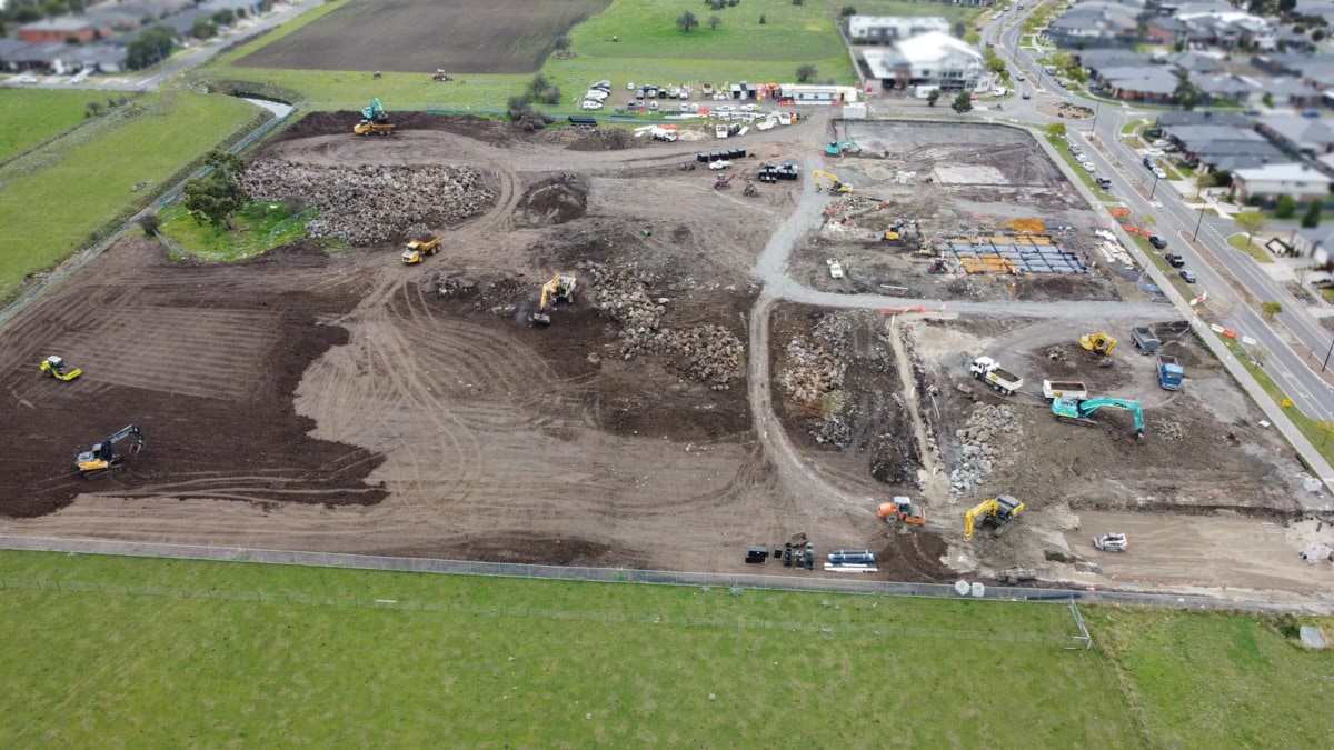 Wollert Central Primary School (interim name) – new school, site progress – July 2024